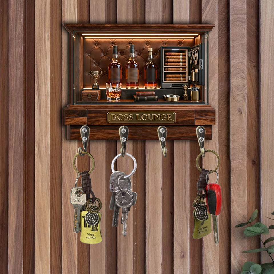 Cigar Display Cabinet - Personalized Luxury Custom Shaped Hanging Rack