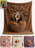 Heart Hugging Pet - Personalized Dog Blanket