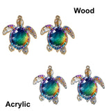Beautiful Turtle - Personalized Turtle Earrings
