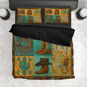 Cowgirl Wildlife - Personalized Cowgirl Bedding Set