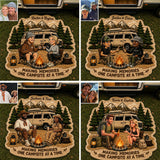 Making Memories One Campsite At A Time - Personalized Camping Non-Slip Tufted Rug