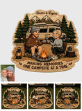 Making Memories One Campsite At A Time - Personalized Camping Non-Slip Tufted Rug