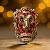Zodiac Sign Luxury Brooch - Personalized Horoscope 3D Embossed Enamel Pin