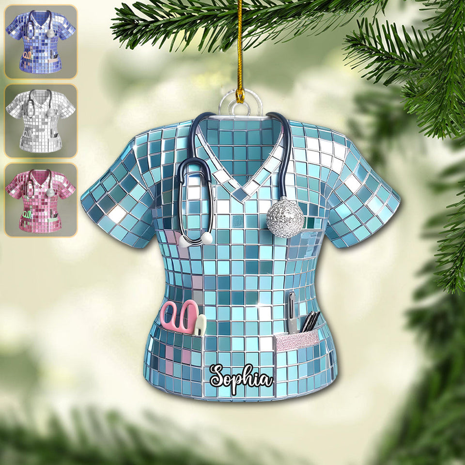 Love Nurse Life - Personalized Nurse Ornament