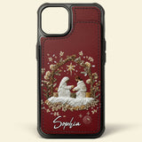 Jesus Love You Faith - Personalized Christian Fully Printed Wallet Phone Case