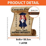 Congrats Grand Class Of 2025 - Personalized Graduation 1 Layered Big Freestanding