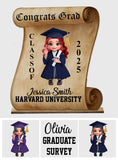 Congrats Grand Class Of 2025 - Personalized Graduation 1 Layered Big Freestanding