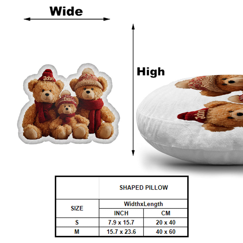 This Is Us - Personalized Family Shaped Pillow