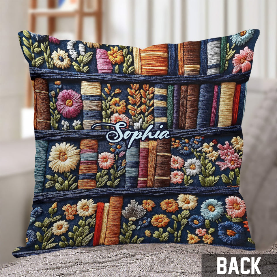 Love Reading - Personalized Book Throw Pillow