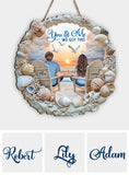 You And Me We Got This - Personalized Couple Custom Shaped Wood Sign
