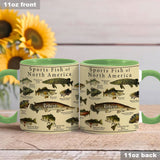 Fish Of America - Personalized Fishing Accent Mug