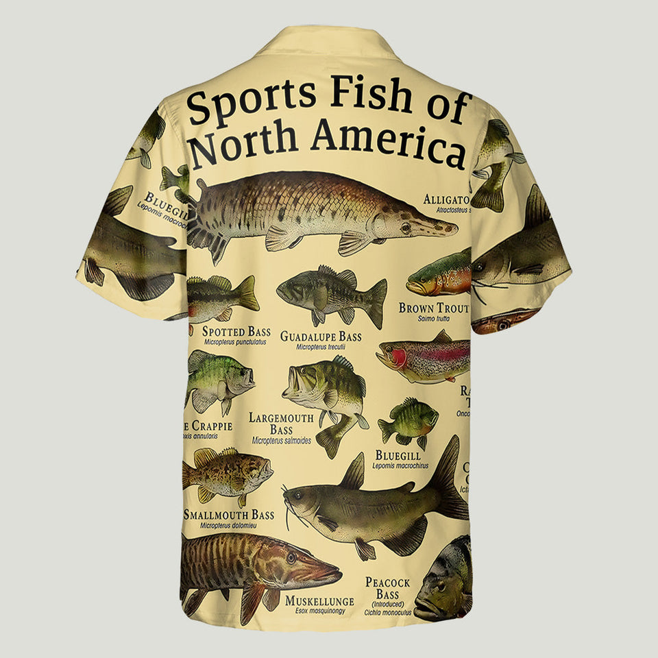 Fish Of America - Personalized Fishing Hawaiian Shirt