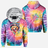 Custom Tie Dye Shirt For Dog Mom/ Dog Dad/ Cat Mom... - Personalized Dog All Over Shirt