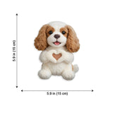 Love Dogs - Personalized Dog Cloth Tote Bag & Plush Brooch