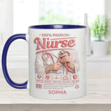 Nurse Portfolio - Personalized Nurse Accent Mug