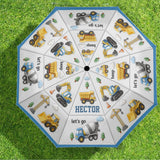 Construction Machines - Personalized Kid Umbrella