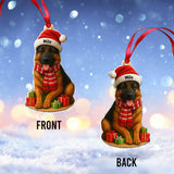 Christmas Dog - Personalized French Bulldog Dog Custom Shaped Ornament