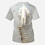 Stairway To Heaven - Personalized Christian All Over Shirt