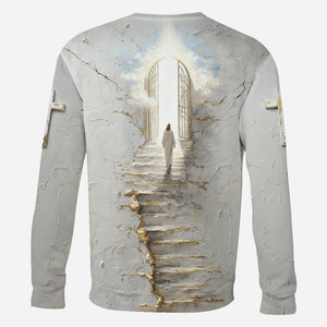 Stairway To Heaven - Personalized Christian All Over Shirt