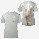 Stairway To Heaven - Personalized Christian All Over Shirt