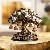 Daddy's Little Sh*ts - Personalized Father Custom Shaped Acrylic Plaque