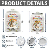 I Crossed The Rainbow Bridge Knowing I Was Loved - Personalized Dog Urn