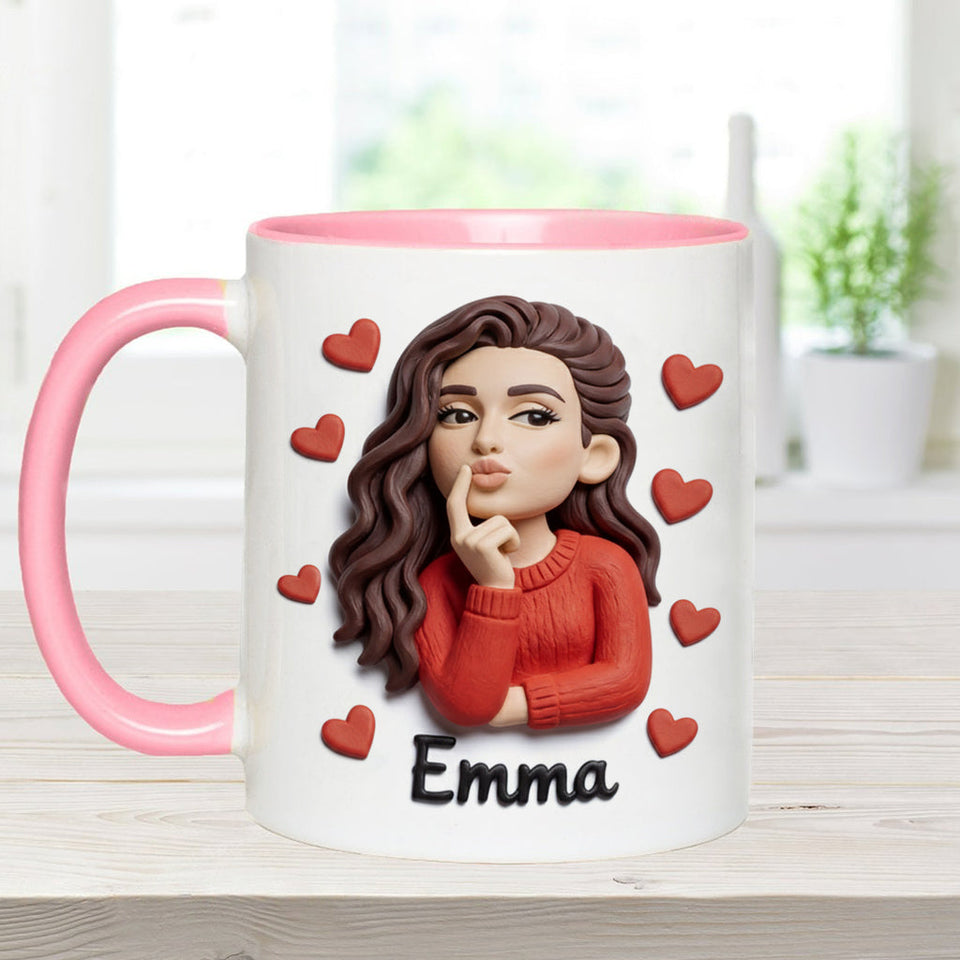 Custom From Any Photo Perfect Gift For Couple - Personalized Couple Accent Mug & Coaster