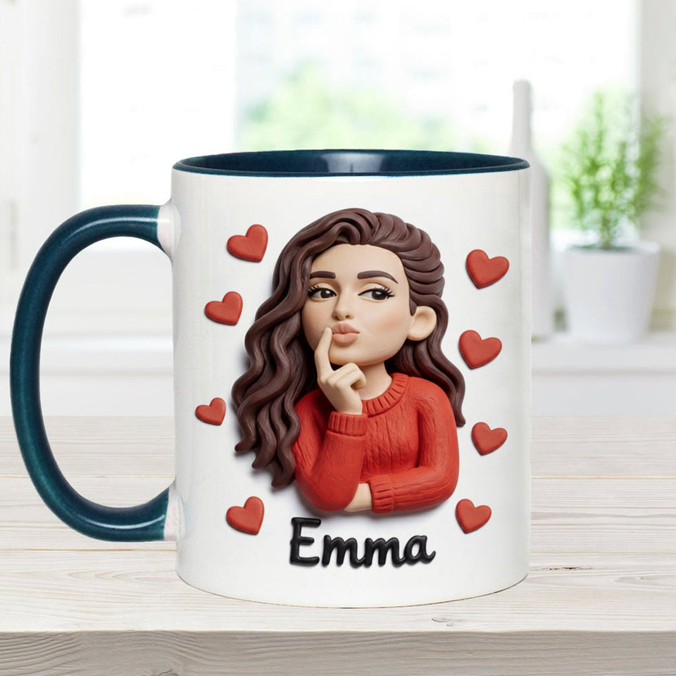 Custom From Any Photo Perfect Gift For Couple - Personalized Couple Accent Mug & Coaster