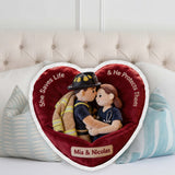 You & Me We Got This - Personalized Nurse Faux Fur Shaped Pillow