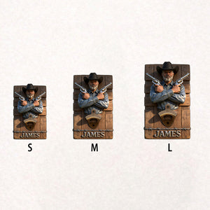 Custom Any Photo - Personalized Western Outfit Wall Bottle Opener