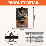 Custom Any Photo - Personalized Western Outfit Wall Bottle Opener