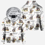 Little Pandit Paws - Personalized Raccoon All Over Shirt
