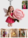 Custom Any Photo Little Fairy - Personalized Self Love Plush Keychain