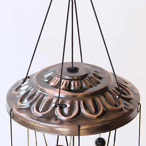 Fall Mama - Personalized Autumn Wind Chime With Charms