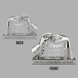 Anniversary Engaged Married Gift - Personalized Couple Custom Shaped Acrylic Plaque