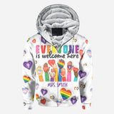Everyone Is Welcome Here - Personalized Teacher All Over Shirt