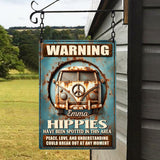 Peace, Love And Understanding - Personalized Hippie Rectangle Metal Sign