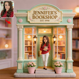 Custom Any Photo Bookshop - Personalized Book Custom Shaped Acrylic Plaque