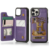 Name Initial Alphabet - Personalized Luxury Wallet Phone Case