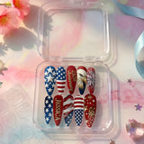 250th Anniversary Of United States - Personalized Patriot Press On Nails