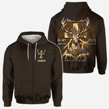 I've Got Hunting In My Veins And Jesus In My Heart - Personalized Hunting All Over Shirt