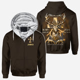 I've Got Hunting In My Veins And Jesus In My Heart - Personalized Hunting All Over Shirt