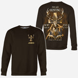 I've Got Hunting In My Veins And Jesus In My Heart - Personalized Hunting All Over Shirt