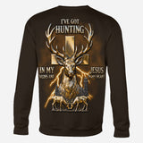 I've Got Hunting In My Veins And Jesus In My Heart - Personalized Hunting All Over Shirt