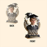 Proud Graduation Trophy - Personalized Graduation Custom Shaped Acrylic Plaque