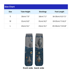 From The Spaceship - Personalized Kid Socks