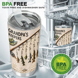 Grandpa's Keepers Fishing - Personalized Fishing Tumbler