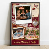Any Photo Bestie Forever - Personalized Bestie Canvas And Poster