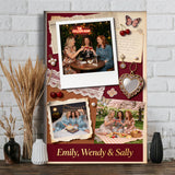 Any Photo Bestie Forever - Personalized Bestie Canvas And Poster