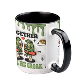 Together Until We Croak - Personalized Frog Accent Mug